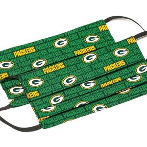 Green Bay Packers NFL Cloth Face Masks (2)